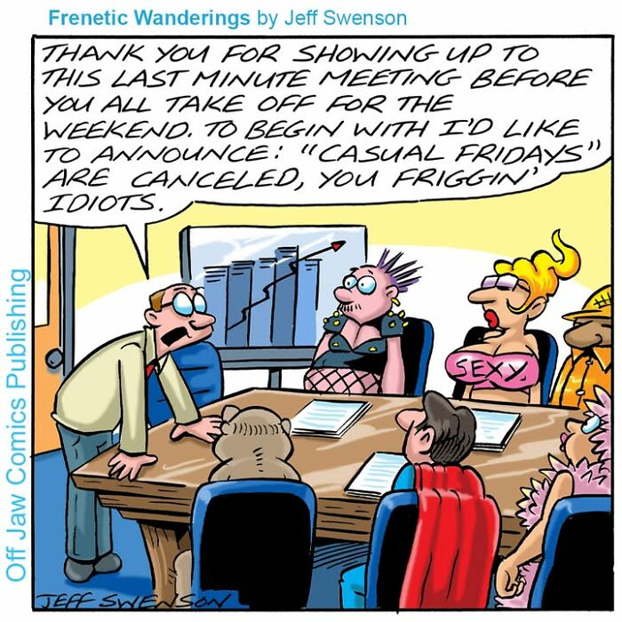 35 Jeff Swenson Comics That Take The Ordinary and Make It Totally Weird