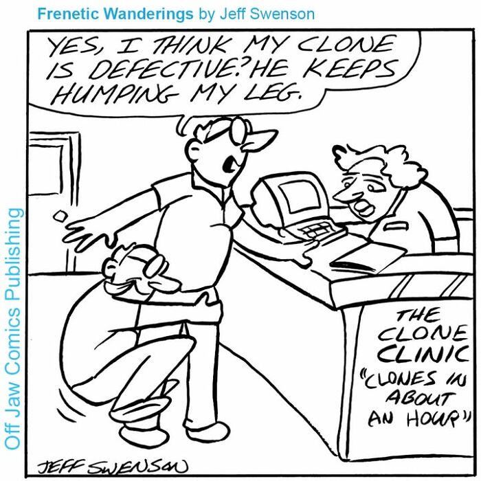 35 Jeff Swenson Comics That Take The Ordinary and Make It Totally Weird