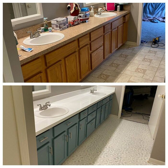 DIY Bathroom Makeover for $150 – Yep, Seriously!
