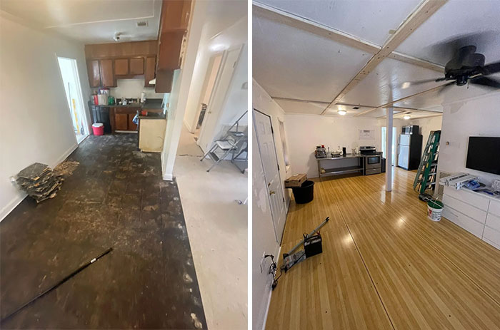 Bowling Alley Lanes Turned Flooring? Yes Please!