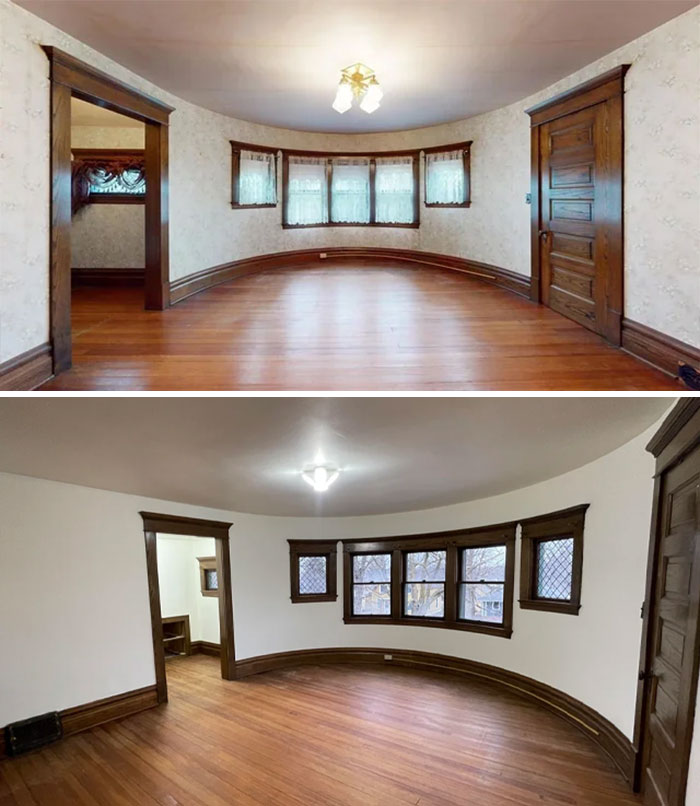 Old 1908 Home Gets a Face Lift – Wallpaper, Plaster, Paint, Oh My!