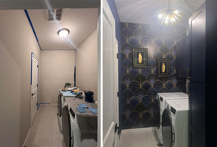 Laundry Room Glow Up – Before & After Magic!