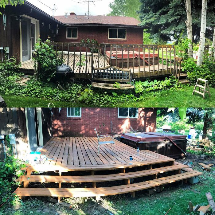 Rebuilt My Grandparents’ Deck – First Time and Nailed It!