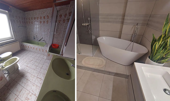 Bathroom Remodeled All By Myself Over a Year – Persistence Pays!