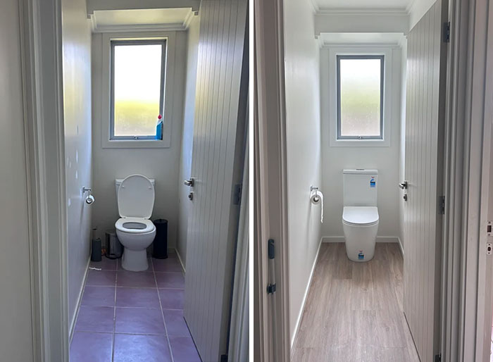 Toilet Room Done and Dusted!