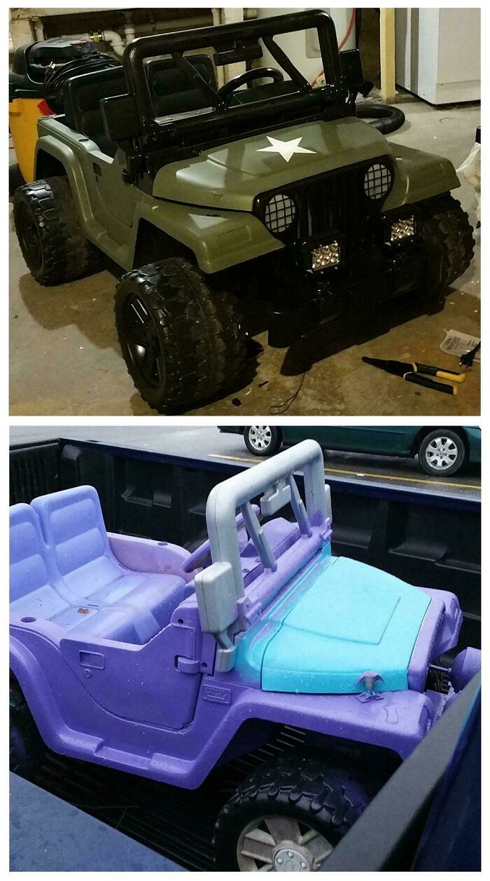 Supercharged Power Wheels – Added Key Switch, Stereo & Fog Lights!