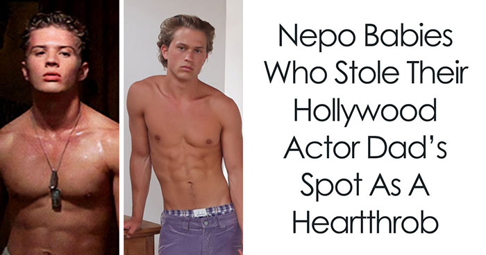 These 9 Nepo Babies Totally Took Over Their Famous Dads’ Heartthrob Crowns