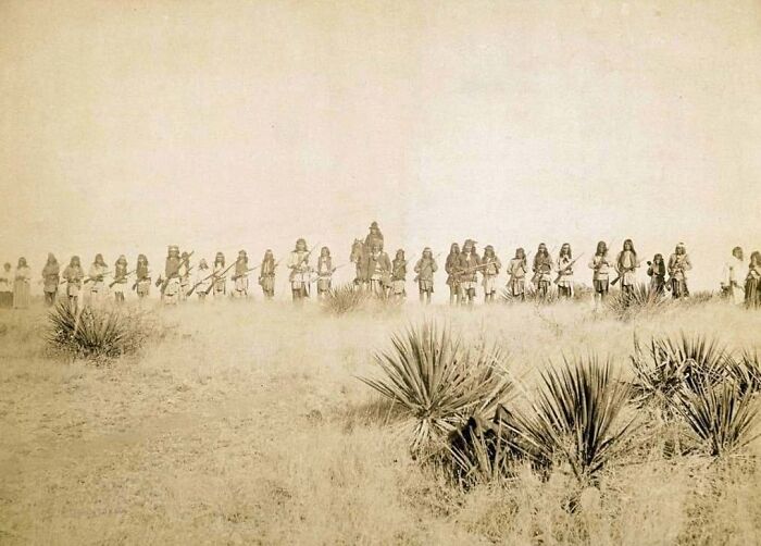 Geronimo & Co. Before Surrender, 1886