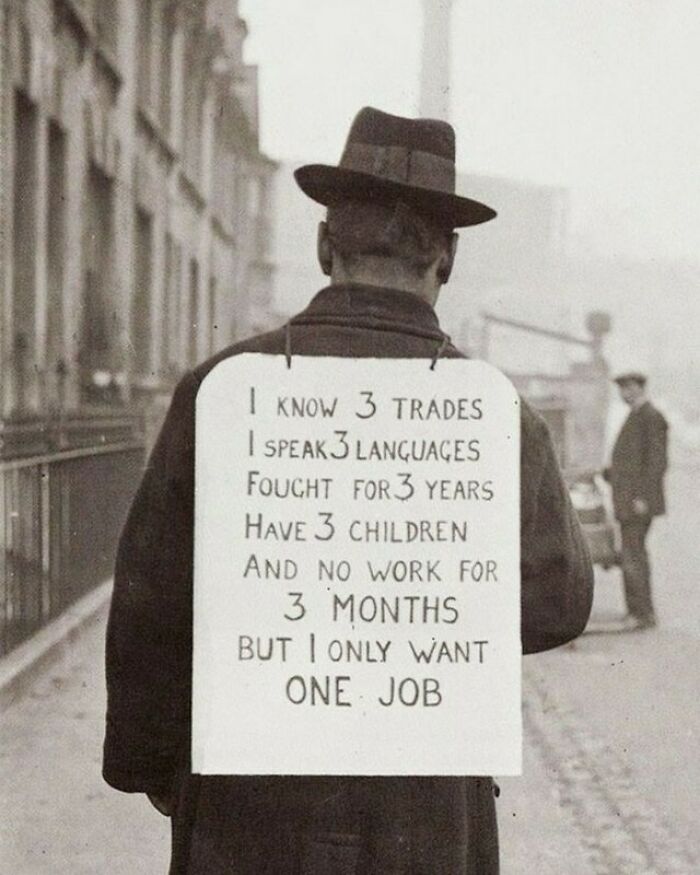 1930s Job-Hunting Gentleman Hits The Scene