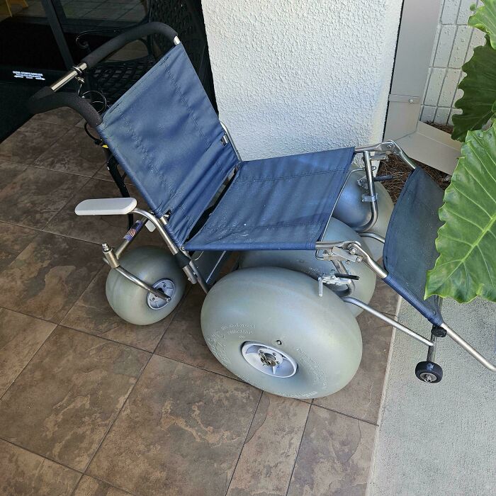 Beach-Ready Wheelchairs Because Of Course!