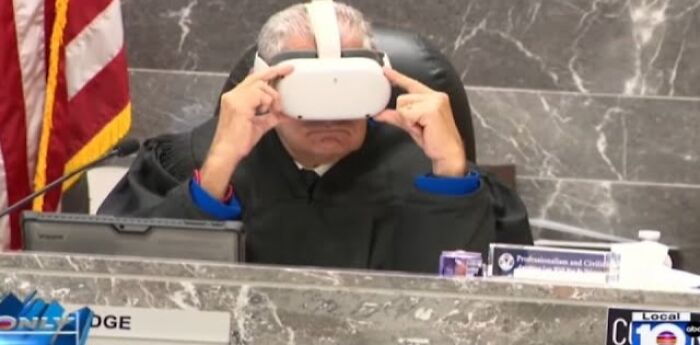 Judge Puts On VR Goggles To Experience Florida Crime Firsthand