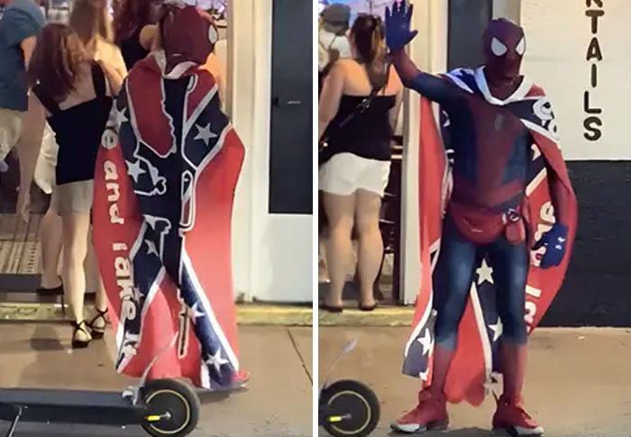 Confederate Spider-Man Spotted in Key West