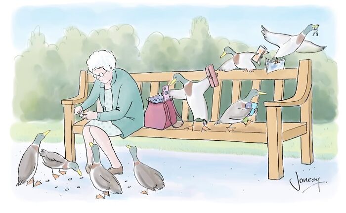 40 Genius Cartoons By Jonesy That Nail Everyday Weirdness
