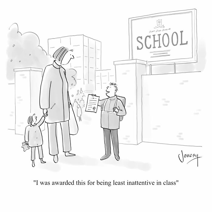 40 Genius Cartoons By Jonesy That Nail Everyday Weirdness