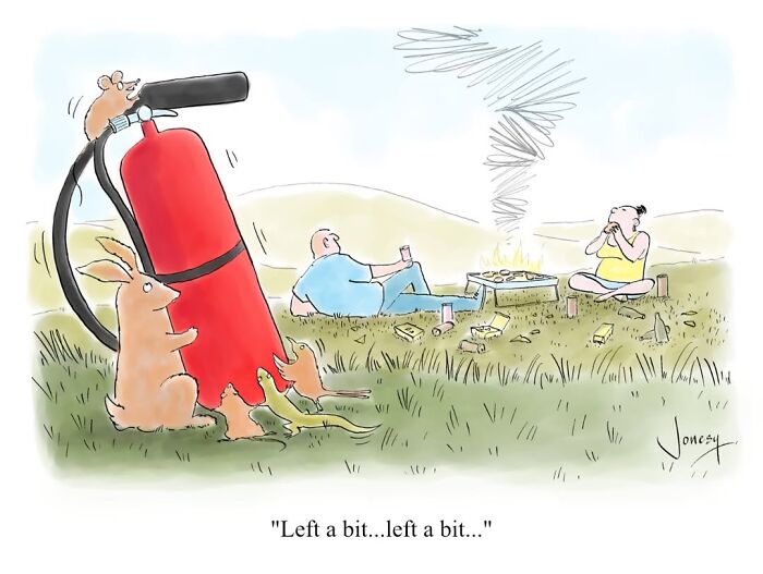 40 Genius Cartoons By Jonesy That Nail Everyday Weirdness