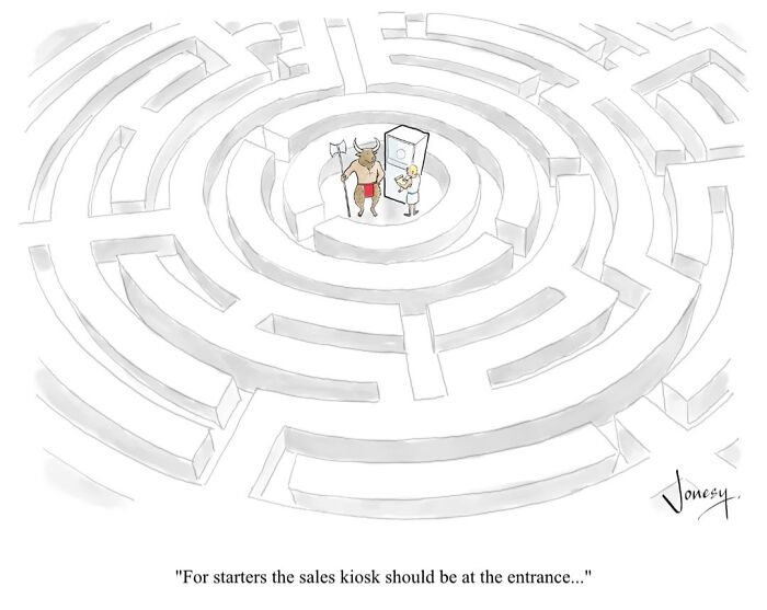 40 Genius Cartoons By Jonesy That Nail Everyday Weirdness