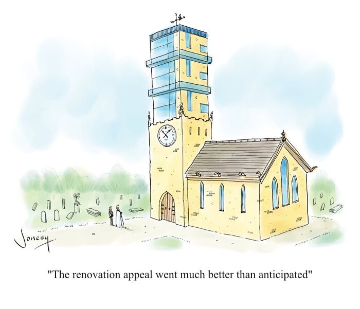 40 Genius Cartoons By Jonesy That Nail Everyday Weirdness