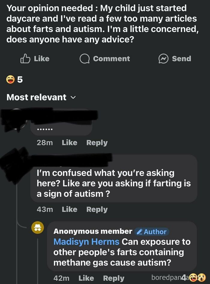 Farts & Autism? No Words...