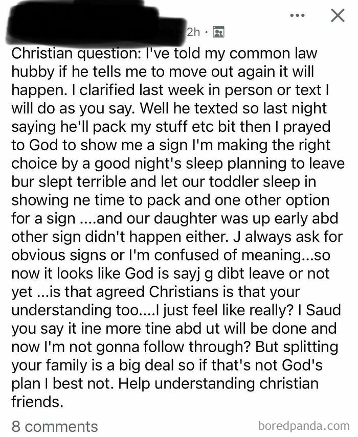 Rocky Marriage But Waiting For A Sign To Leave? Thoughts?
