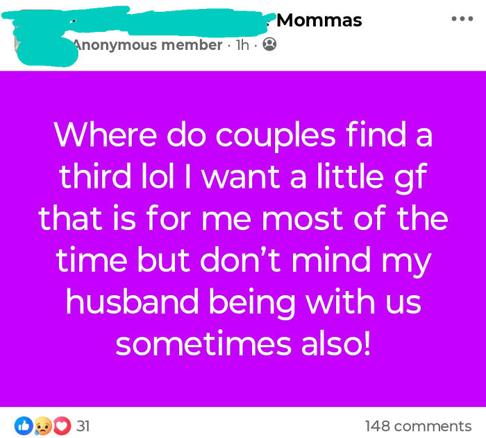 Looking For A Third? Wait, What?