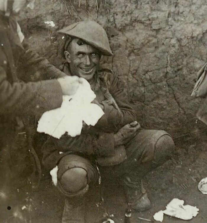 Shell Shocked Soldier – The Look That Says ‘Too Much’