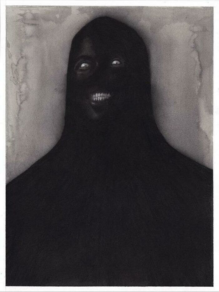 “Happy Person Having a Pleasant Conversation” Drawing – Wait, What?