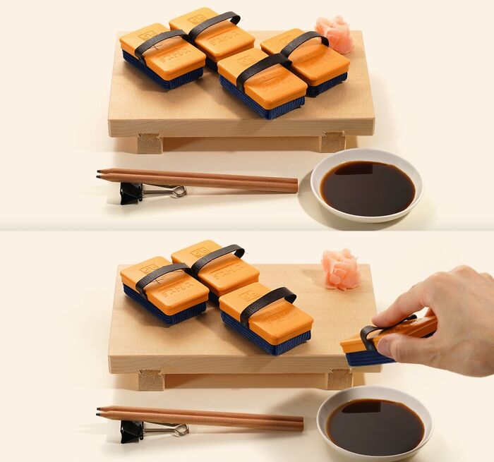 Chalkboard Eraser Sushi