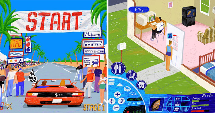 Let’s Take a Wild Ride Back to the Glorious Late 90s and Early 2000s with These 28 Paintings!
