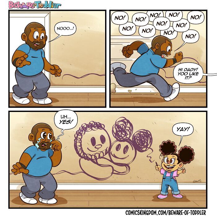 This Dad vs. Toddler: 30 Comics That Show Total Chaos and Cuteness