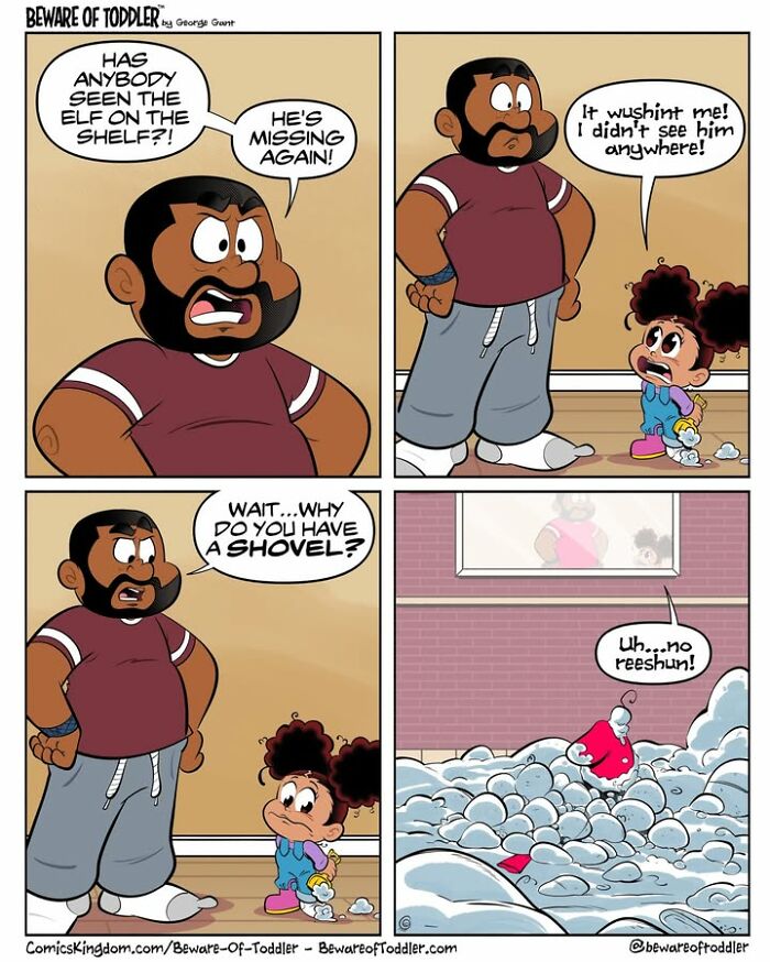 This Dad vs. Toddler: 30 Comics That Show Total Chaos and Cuteness