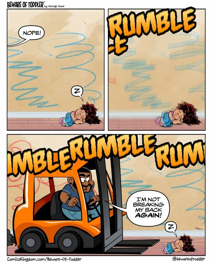 This Dad vs. Toddler: 30 Comics That Show Total Chaos and Cuteness