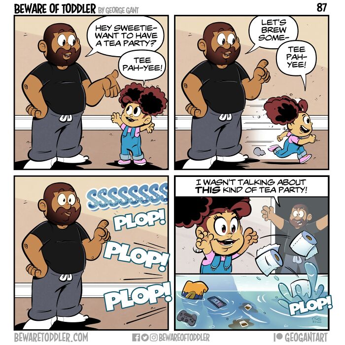 This Dad vs. Toddler: 30 Comics That Show Total Chaos and Cuteness