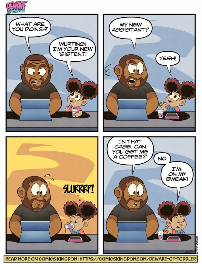 This Dad vs. Toddler: 30 Comics That Show Total Chaos and Cuteness