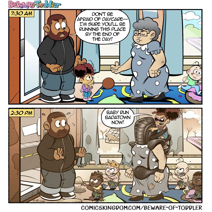 This Dad vs. Toddler: 30 Comics That Show Total Chaos and Cuteness