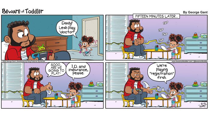 This Dad vs. Toddler: 30 Comics That Show Total Chaos and Cuteness