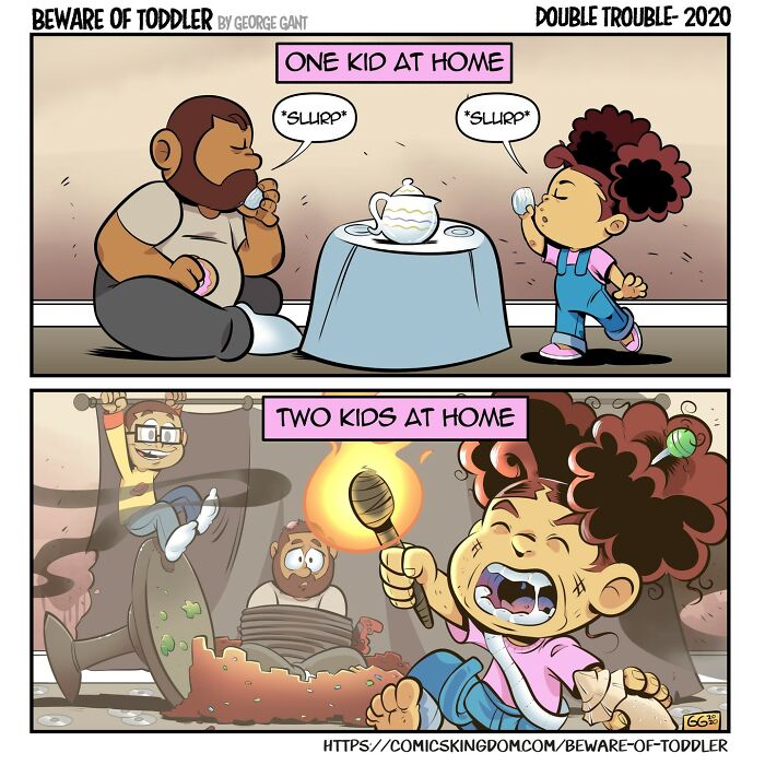 This Dad vs. Toddler: 30 Comics That Show Total Chaos and Cuteness