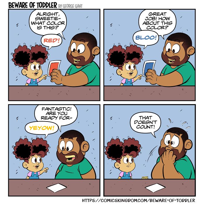 This Dad vs. Toddler: 30 Comics That Show Total Chaos and Cuteness