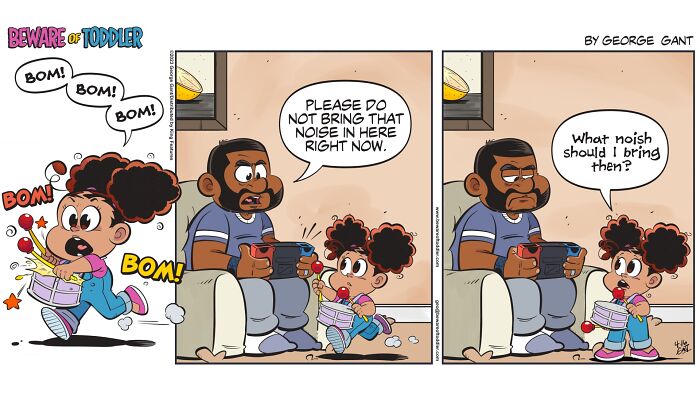 This Dad vs. Toddler: 30 Comics That Show Total Chaos and Cuteness