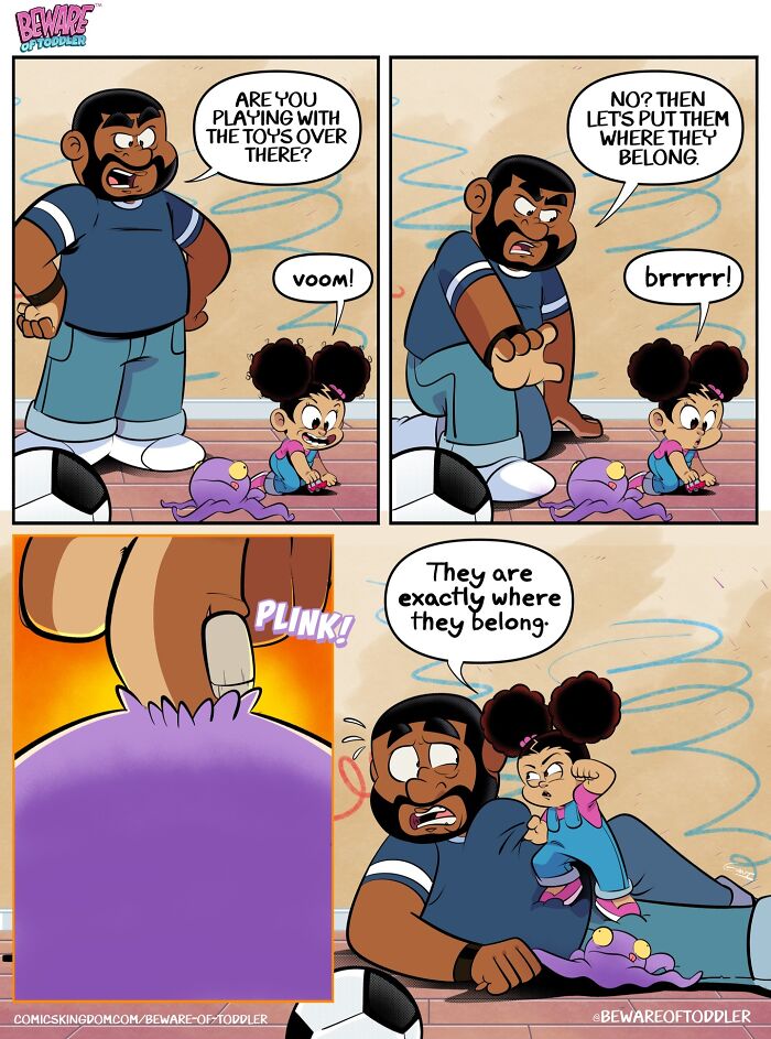 This Dad vs. Toddler: 30 Comics That Show Total Chaos and Cuteness
