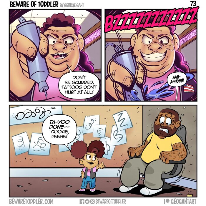 This Dad vs. Toddler: 30 Comics That Show Total Chaos and Cuteness