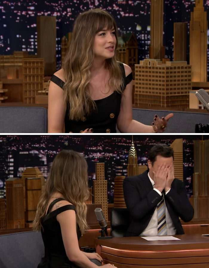 Dakota Johnson X Jimmy Fallon