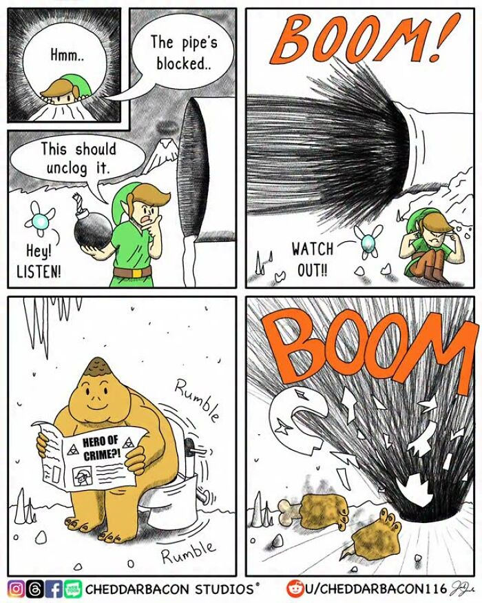 23 Ridiculously Funny Comics That Take Weird to a Whole New Level