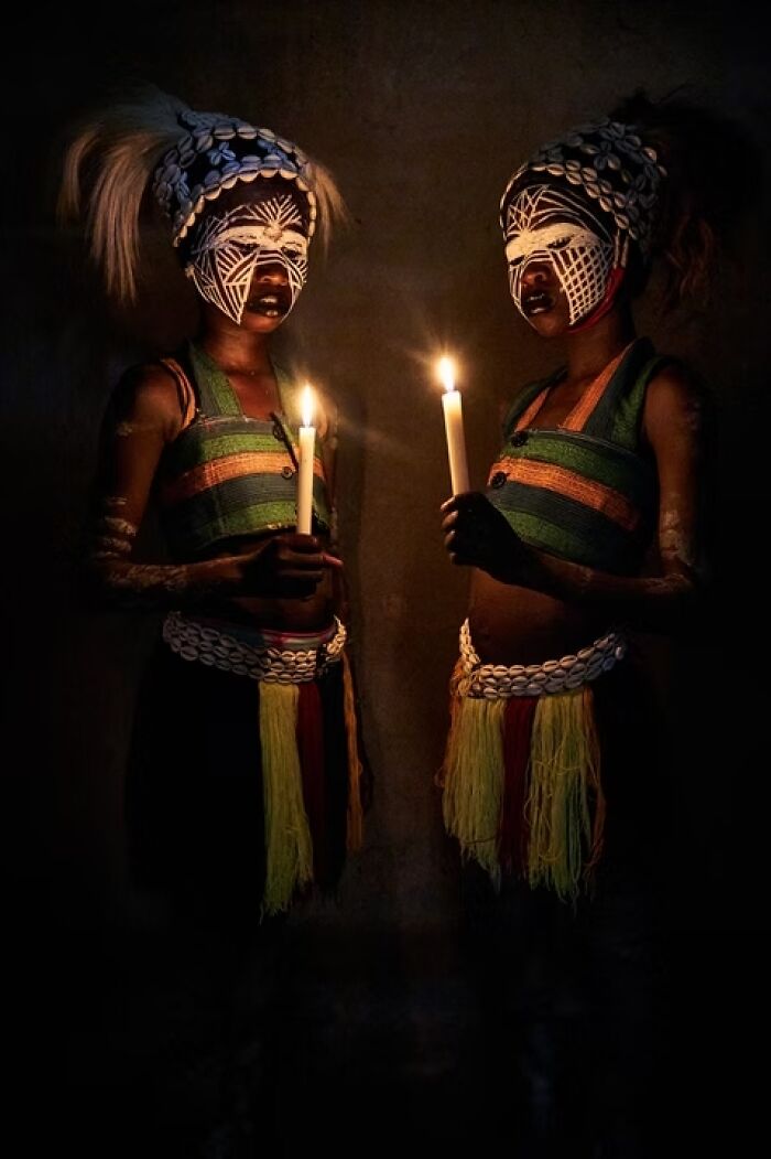 Candlelit Snake Dancers By Héctor Ruiz