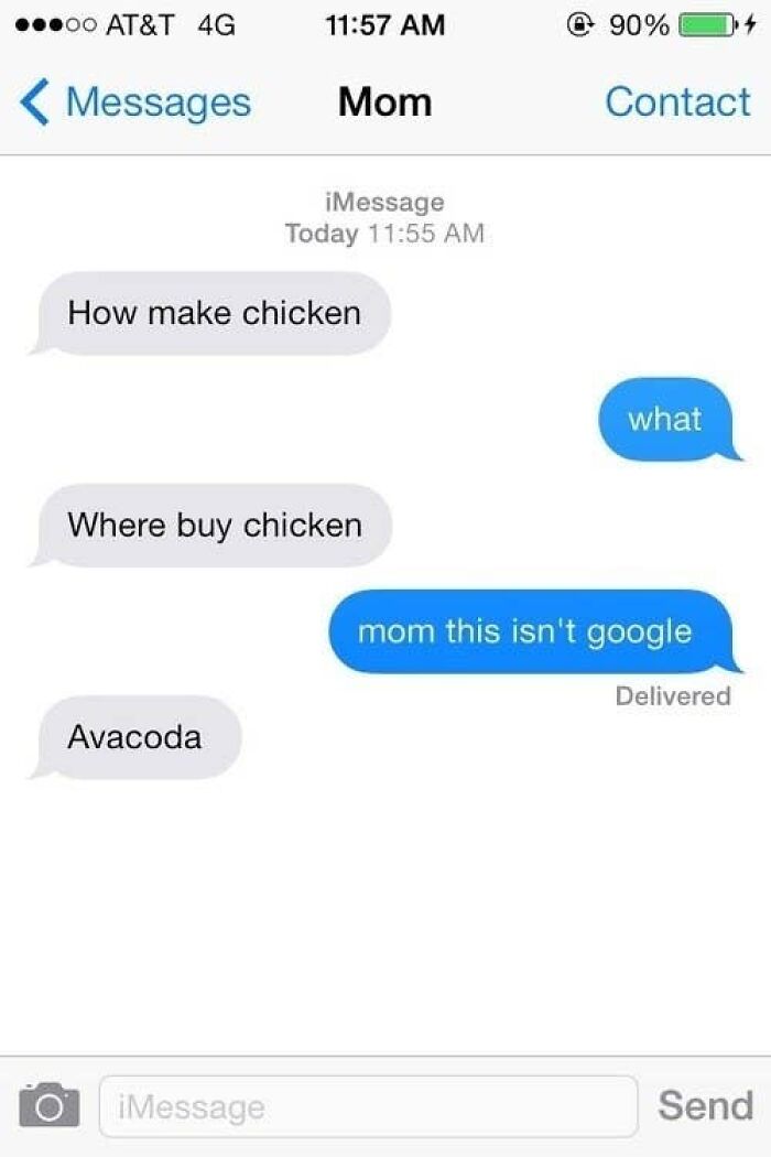 When Mom Discovers Not Every App Is Google
