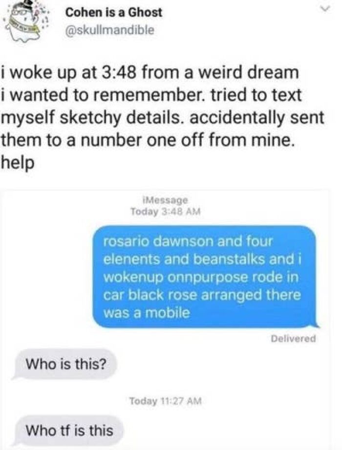 The Scariest Text Ever