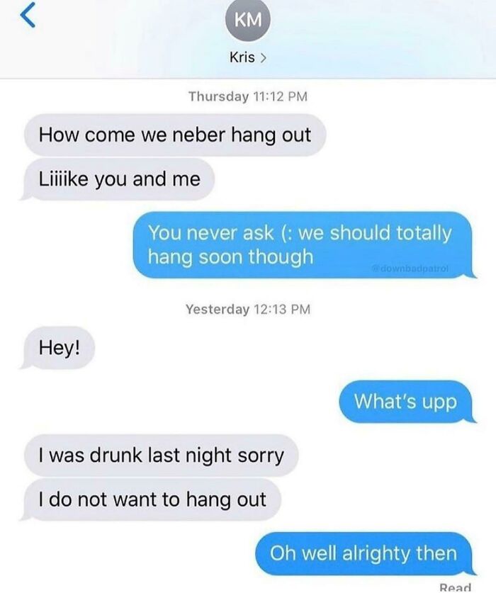 Oof! That Text Hurts