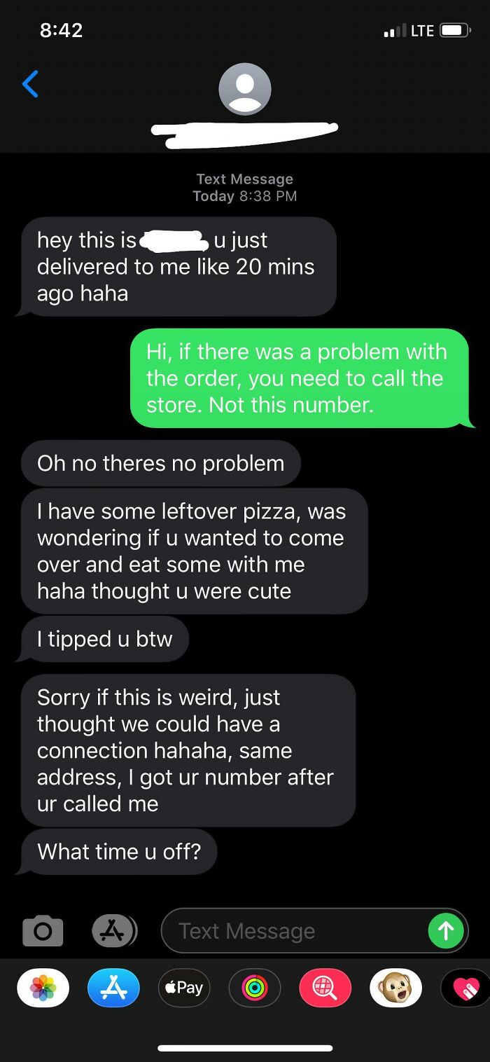 Pizza Delivery Text That’s Too Real
