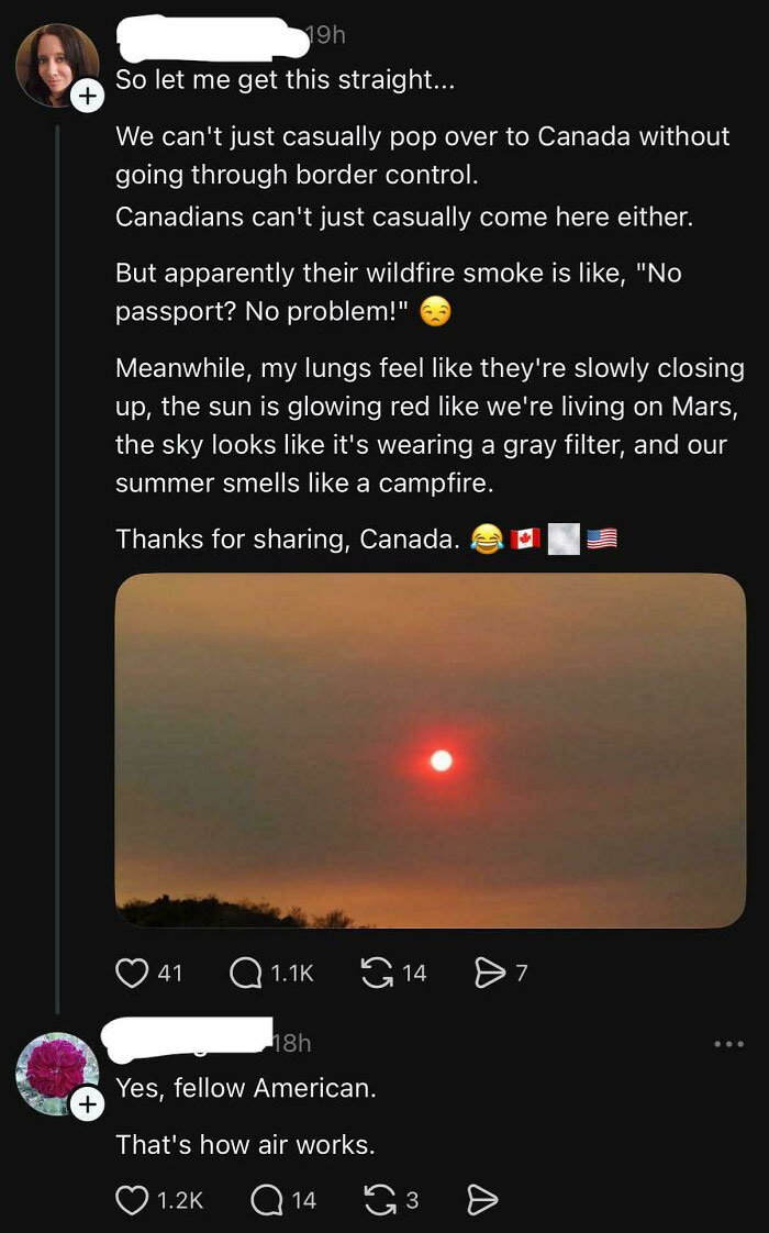 Canada’s Wildfire Smoke Has a VIP Pass, Apparently