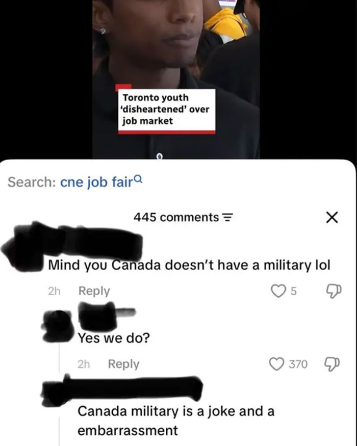 Canada’s Military? Oh Come On!