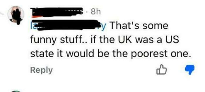 If the UK Was a US State, It’d Be the Poorest One!